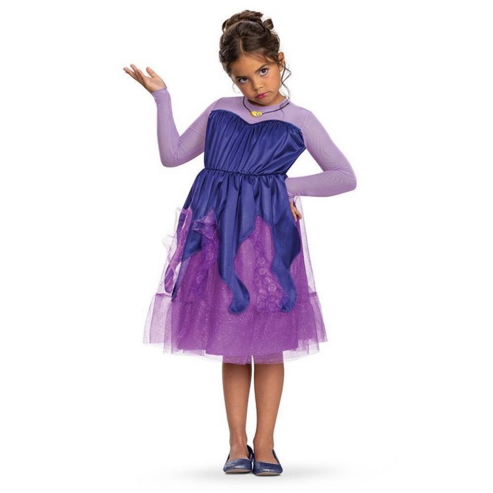 NWT Kids' Disney The Little Mermaid Ursula Costume and wig